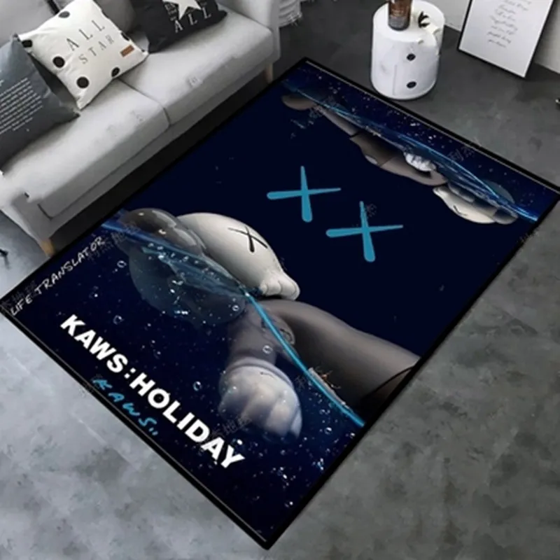 

Floor Mat Cartoon Living Room Tea Table Blanket Kitchen Anti-slip Bedroom Carpet Bedroom Cloakroom Home Cushion Mat M1270