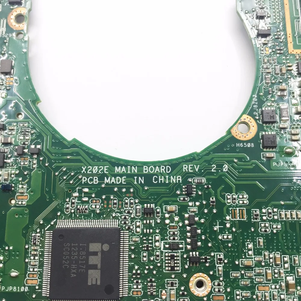 KEFU x202e For ASUS S200E X202E X201E X202EP Vivobook motherboard REV2.0 I3-3217U CPU 4G RAM onboard 100% Test work