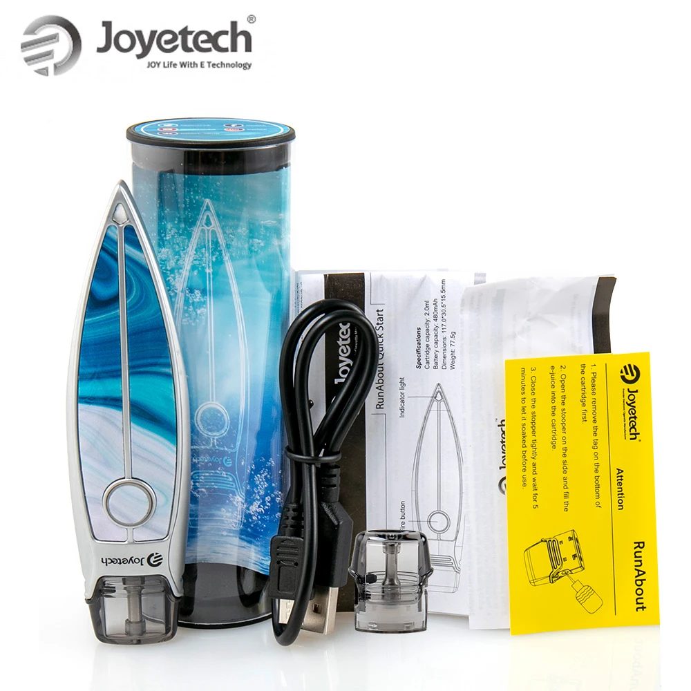 100% Оригинал Joyetech runaоколо комплект Pod версия с дополнительными Pods встроенный