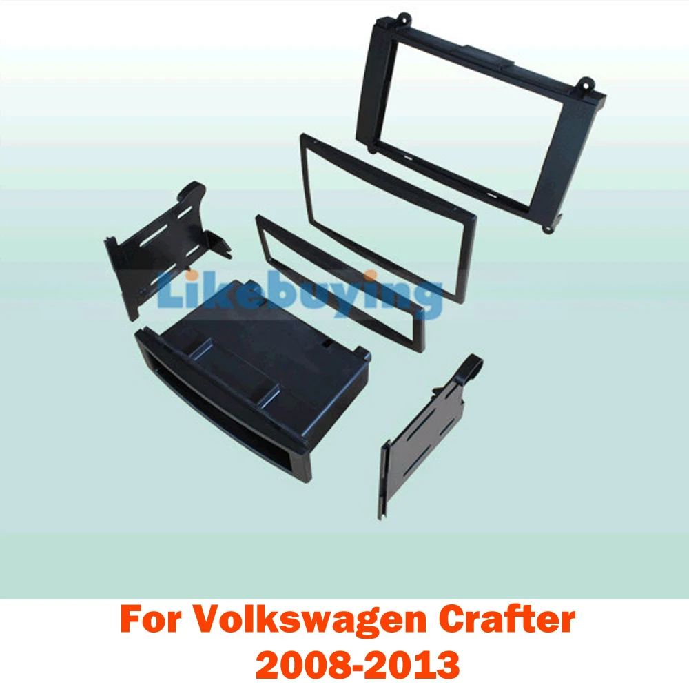 

2 Din Car Frame Dash Kit / Car Fascias / Mount Bracket Kit for Volkswagen Crafter 2008 2009 2010 2011 2012 2013 2 Din172*97.5mm