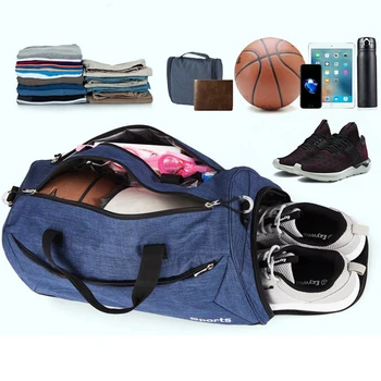 

Outdoor Men Fitness Bag for Training Women Yoga Sports Bag For Fittness Hand Luggage Travel Bag With Shoes Pocket Large Capacity