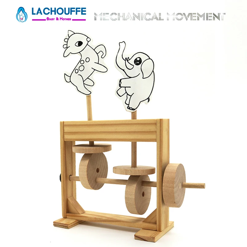 Eccentric Wheel DIY Children Physics Toy Science Decor Education