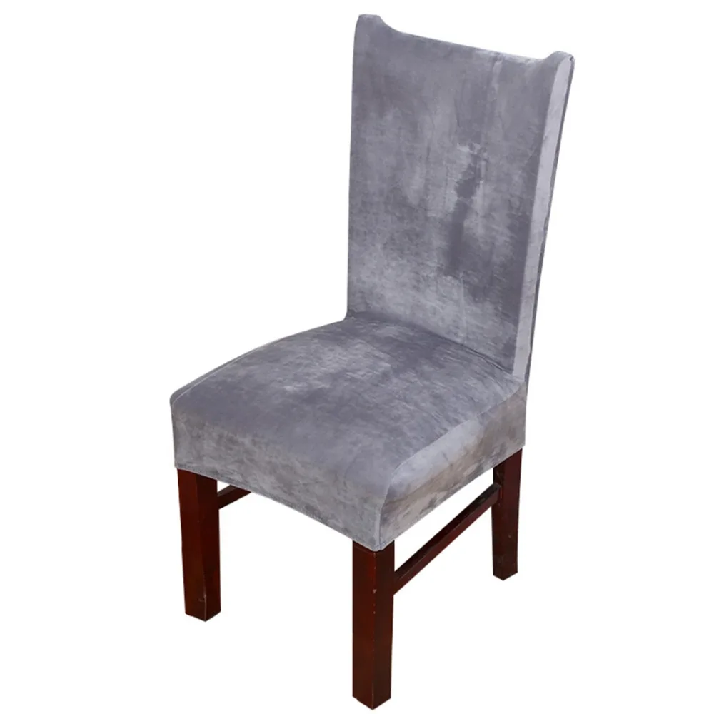 

2019 Elastic Slipcover Chair Cover Removable Seat Cover for Dining Chair Slipcover for Wedding Stretch Seat Protector