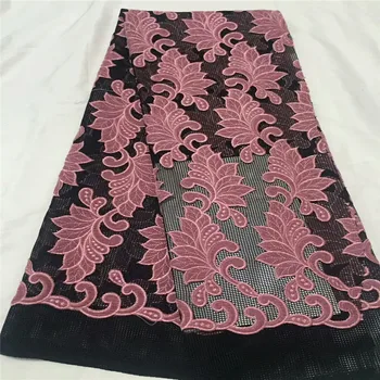 

African lace fabric 2018 high quality lace newest design velvet lace fabric party dress wholesale french lace alibaba CD45a