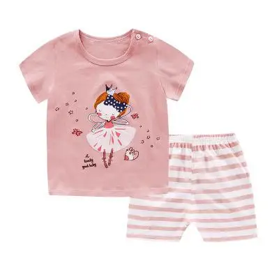 Одежда в полоску с рисунком Человека-паука для маленьких мальчиков; комплект повседневной одежды для маленьких девочек - Цвет: 10