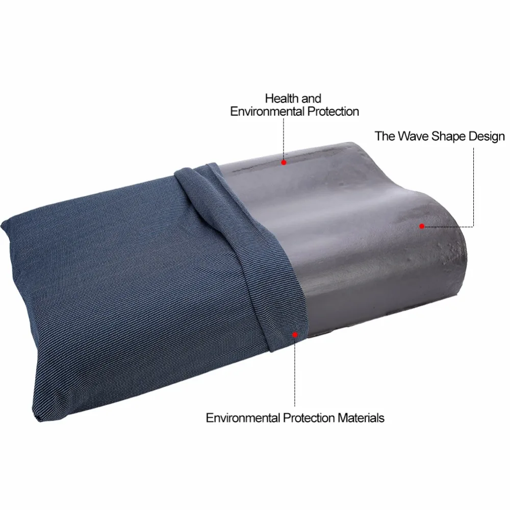 Профессиональная волнистая специальная подушка пены памяти подушка для улучшения сна