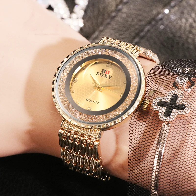 SOXY женские часы новые женские часы часы женские наручные часы из нержавеющей стали браслет часы Femme подарок часы Saat
