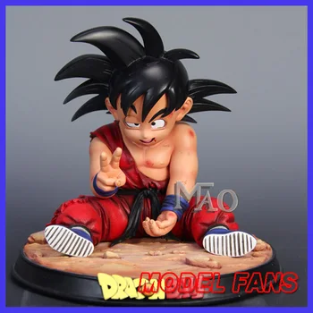 

MODEL FANS Dragon Ball Z goku childhood Battle damage gk resin figure contain figure toy for Collection