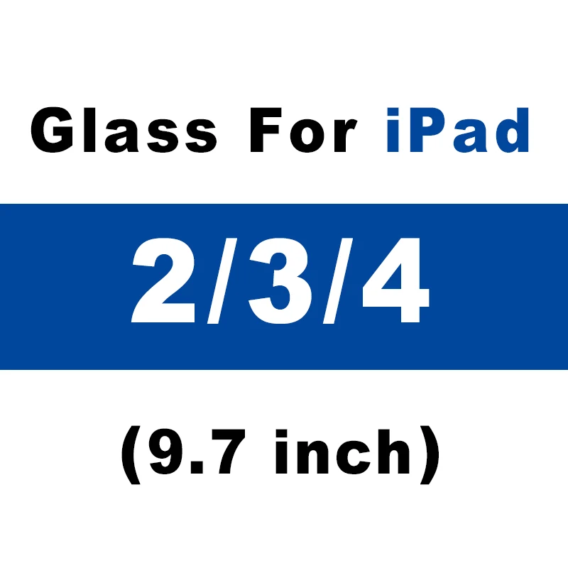 For iPad 2 3 4 Защитный Стекло для Apple iPad 9,7 10,5 5th 6th Pro Экран протектор Закаленное воздуха 1 2 3 4 5 6 поколения TH - Цвет: For iPad 2 3 4