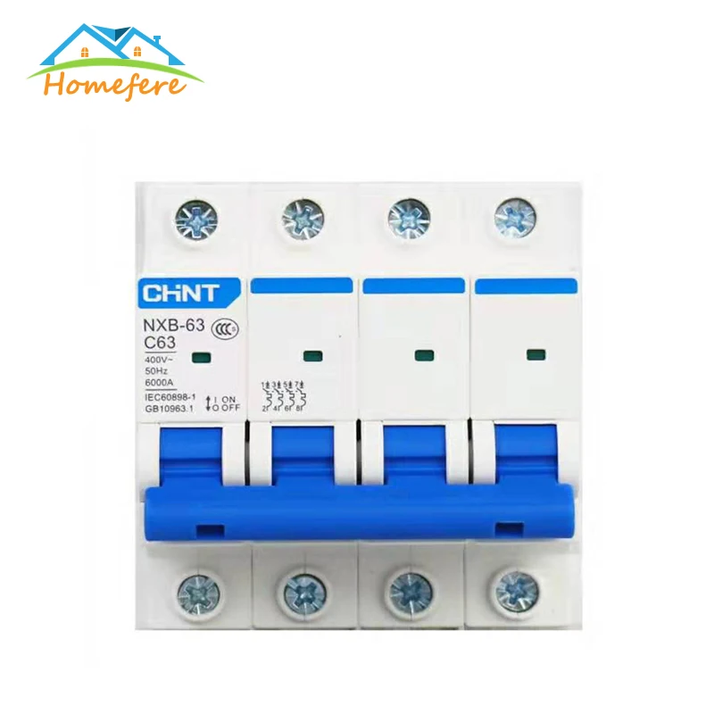 CHINT NXB-63 выключатель остаточного тока 10A 16A 20A 25A 32A 40A 50A 60A 23 в/400 В 50 Гц