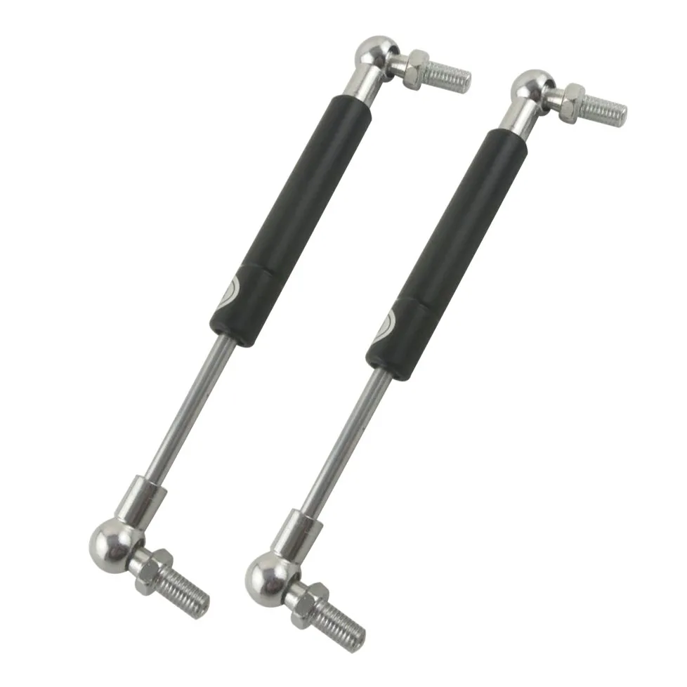 230mm x 75mm 3kg 6.6lb Force Car Gas Spring Damper Support Black Silver