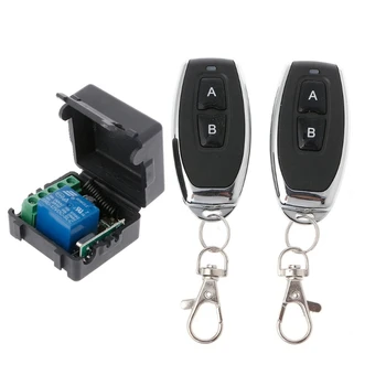 

Wireless Remote Control Switch DC12V 1CH Relay Receiver Module + 2 RF Transmitter