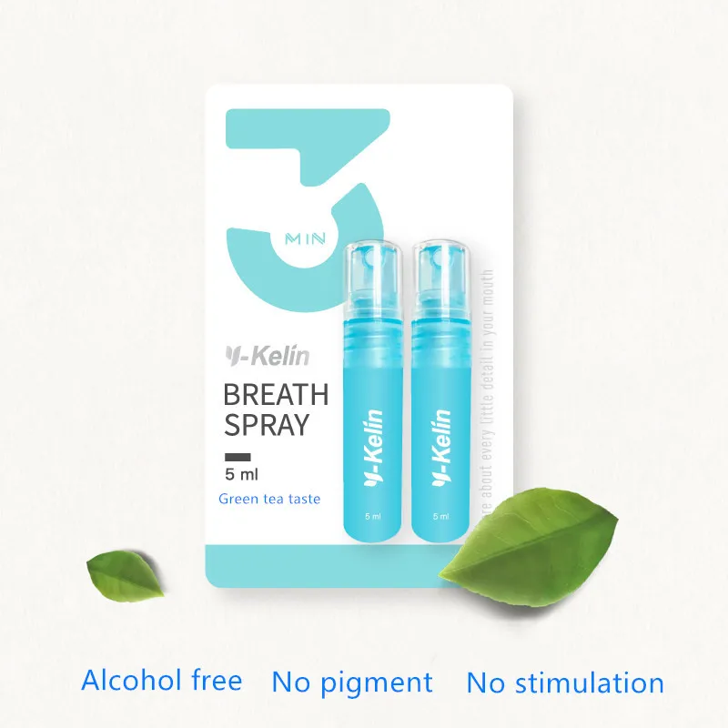 Y kelin 2019 new arrival Mouth Spray Herbal Mouth Freshner Oral Spray Remove Bad Breath smoke 3