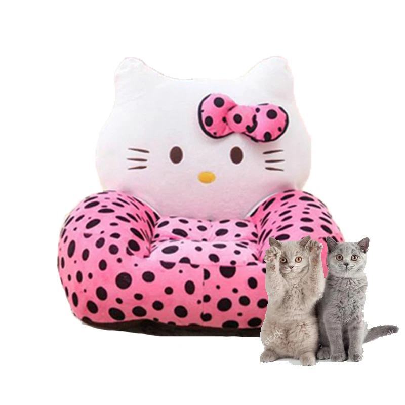 

Pet Cat Dog Hello Kitty Lounger Sofa Cushion Dog Beds for Small Medium Large Dogs Mat House Bed Luxury Designer KT Puppy Pads