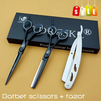 

New hot barber Hair scissors razors 440C hair shears 5.75 inch hair hairdressing scissors professional hair cut tools