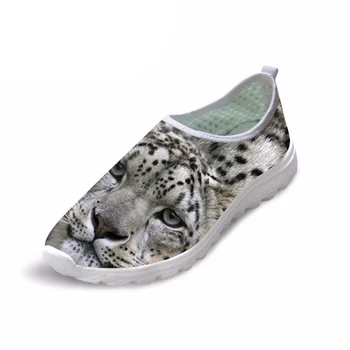 

Vivid Animal Printing Summer Casual Men's Shoes 3D Tiger Cat Design Slip-on Breathable Beach Flat Shoes for Boys Man