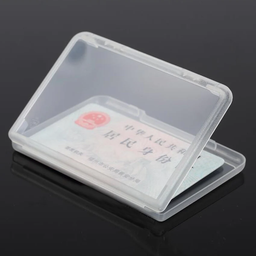 

1pc portable Small Square Clear Plastic Jewelry Storage Boxes Beads Crafts Case Containers 9.5*6.4*1cm