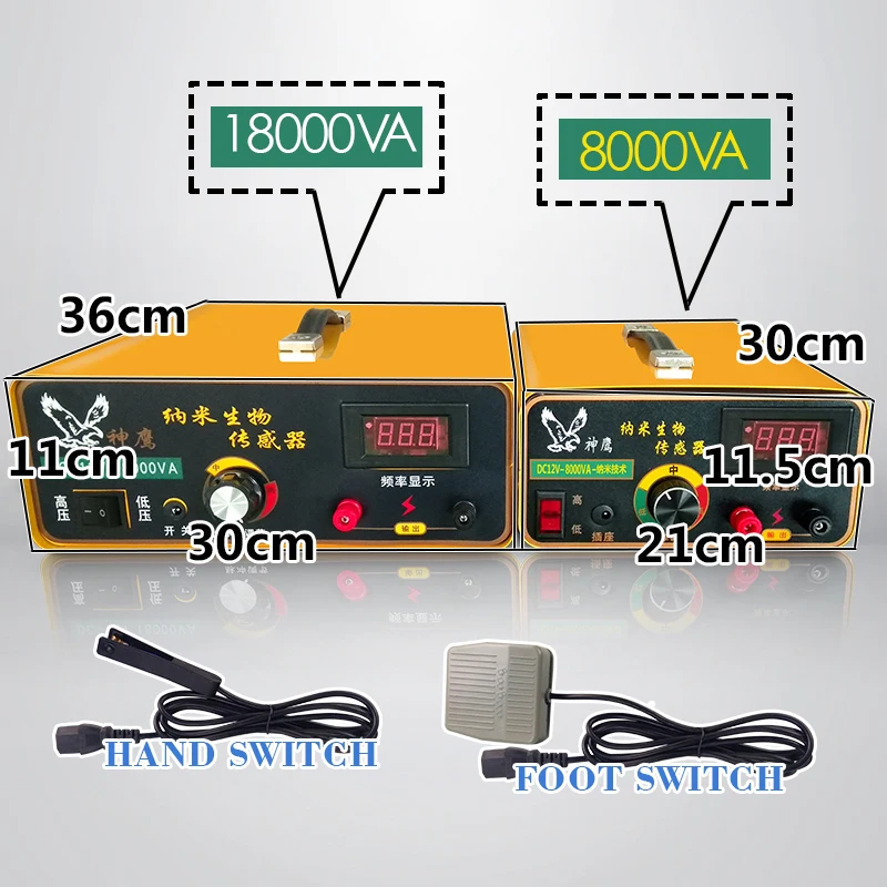 Nano Sensor Inverter 8000W-18000W High Power Inverter Head 12V Battery Conversion Booster Kit