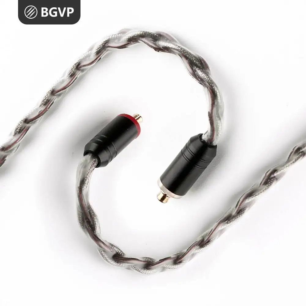 Новый BGVP 6N 8 ядерный OCC серебристый фотокабель 2 5 мм/3 мм/4 4 мм MMCX съемный кабель для