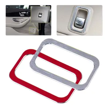 

DWCX car styling 1pc Interior Rear Door Trunk Open Switch Button Frame Cover Trim for Mercedes Benz C Class W205 2014 2015