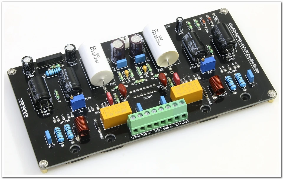 LM4702 100 Вт 2,0 канальный класс AB Плата усилителя