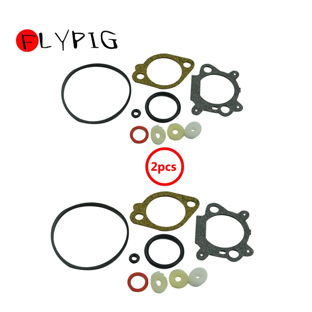 

FLYPIG New 2 PICS Carburetor Repair Kit for Motorcycle GASKET BRIGGS & STRATTON 10931 398183 498261 490937 498260 49-304