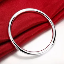 INALIS бренд большой круг мужские ювелирные изделия серебро 925-й пробы покрытием диаметр 6,5 см браслет пульсирующие браслеты de Prata