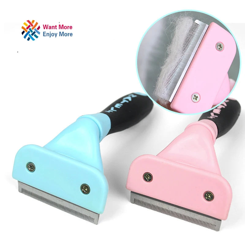 

Combs Dog Hair Remover Cat Brush Grooming Tools Clipper Attachment Pet Cat Trimmer Furmins for Pet Brush Supply Wholesale