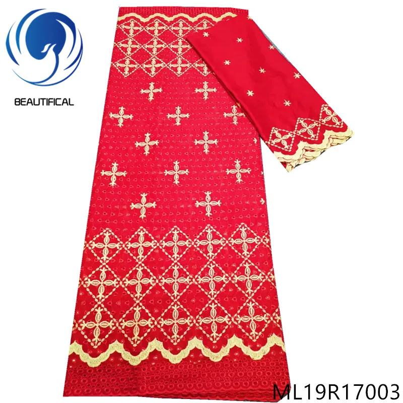 

BEAUTIFICAL nigerian swiss lace fabrics embroidery swiss voile lace in switzerland 2019 New 5+2yards cotton lace fabric ML19R170