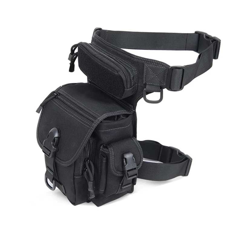 Sector Seven Мужская тактическая поясная многофункциональная 1000D нейлоновая облегающая сумка AT24 - Цвет: Black