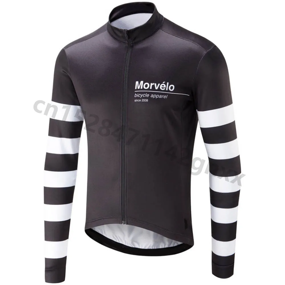 

2019 Morvelo Men Cycling Jersey Shirts Maillot Ciclismo Long Sleeve Spring autumn Quick Dry MTB Bike Tops Clothing Ropa Ciclismo