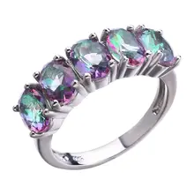 Vintage Fashion Silver Crystal Rhinestone Wedding Engagement Ring Jewelry for Women Christmas Gift graceful rhinestone faux crystal ring for women