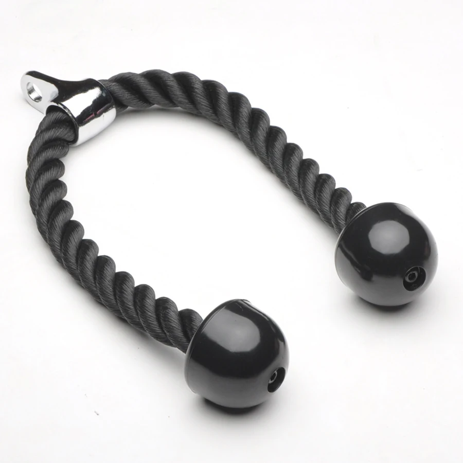 

Tricep Rope Abdominal Crunches CablePull Down Laterals Biceps Muscle Training Fitness Body Building Gym Pull Rope