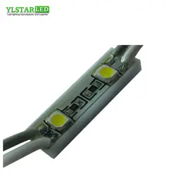 Ylstar 1000 шт./лот Бесплатная доставка IP65 светодиодные модули 3528 DC12V 0,36 Вт 2 СИД smd3528 Светодиодные модули один цвет белый/теплый белый