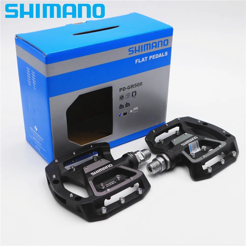 SHIMANO GR500 Плоские Педали для горного велосипеда PD DH/FR|Педаль велосипеда| |