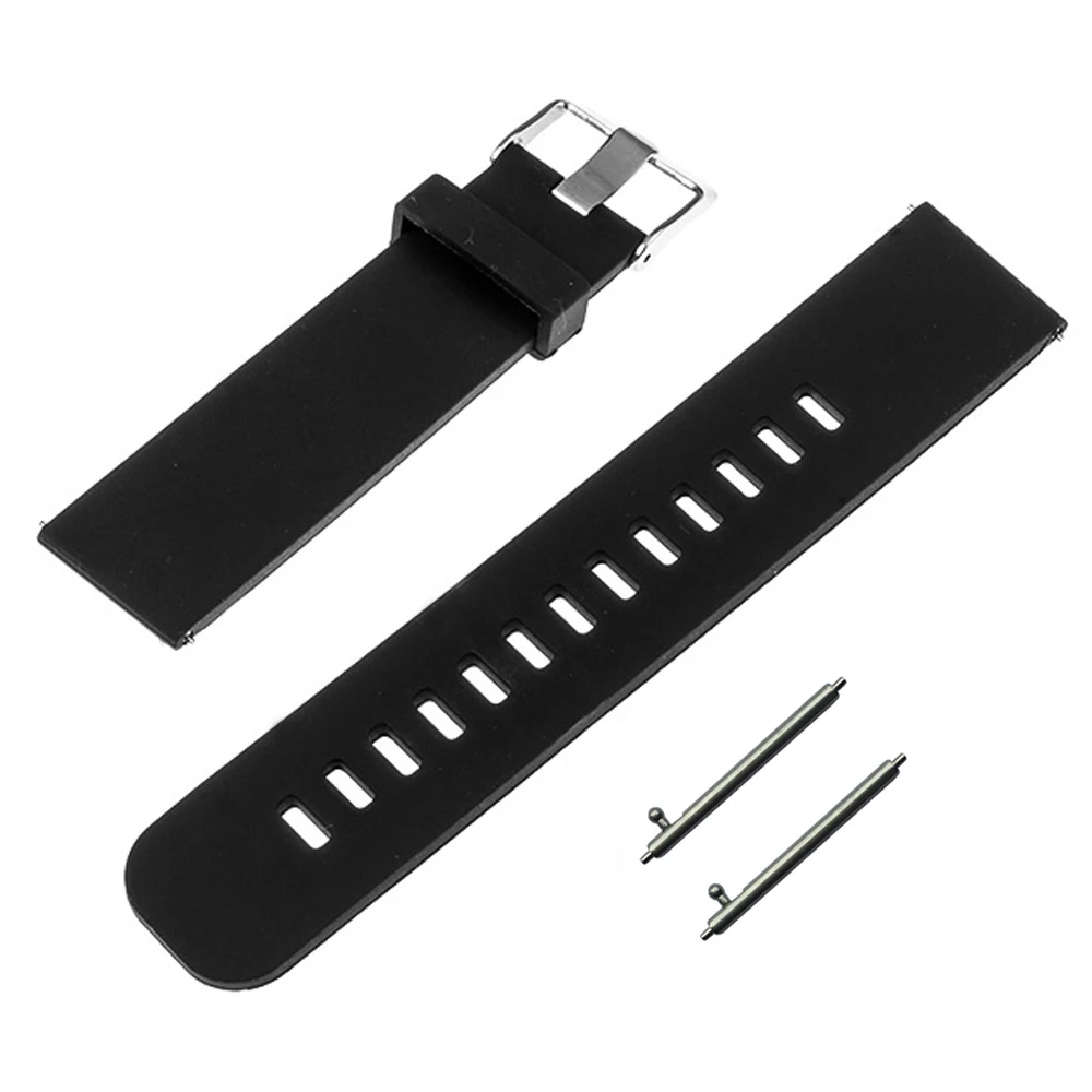 Силиконовый резиновый быстросъемный ремешок для часов Pebble Time Round 20 мм/Брэдли