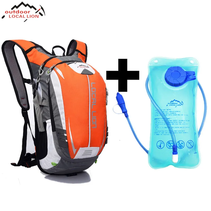 Местный рюкзак для альпинизма со львом+ 2 л сумка для воды MTB18L велосипедный Рюкзак дышащий Открытый рюкзак для велоспорта походные велосипедные рюкзаки