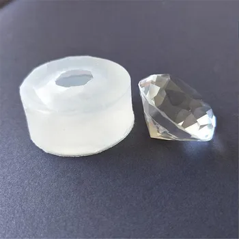 

Diamond Shape DIY Pendant Tools Jewelry Accessories Epoxy Silicone Mold Mobile Phone Decoration Molds Chocolate Cake Mould Aouke