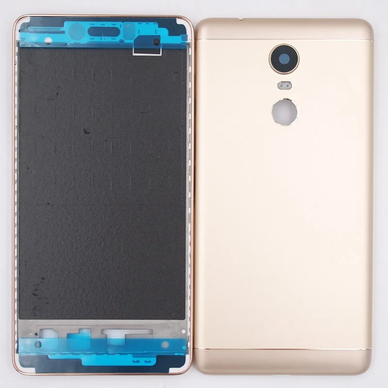 

BaanSam New Front Frame Battery Door Back Cover Housing Case For Lenovo K6 Note K53a48 Without Power Volume Buttons