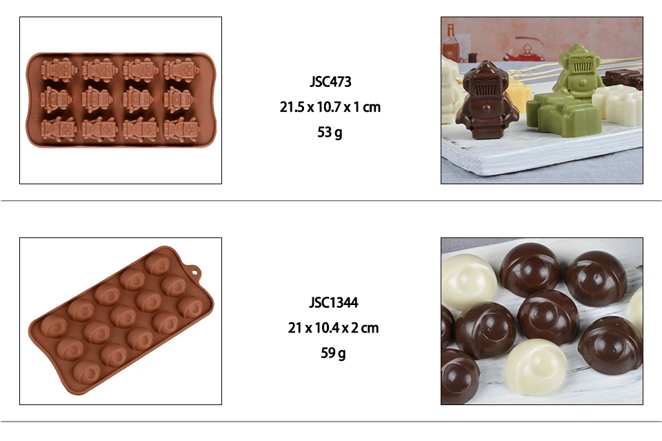 Новая силиконовая форма для шоколада, 24 формы, инструменты для выпечки шоколада, антипригарная силиконовая форма для торта, желе и конфет, 3D форма, сделай сам, хорошая