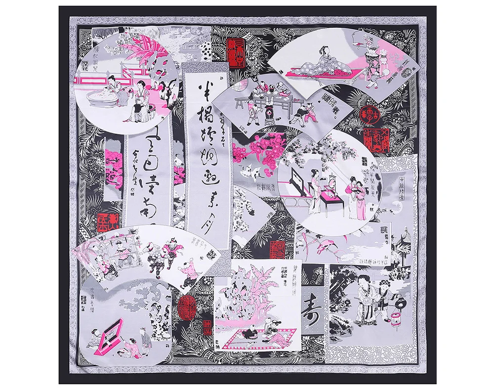 floral print scarf (2)