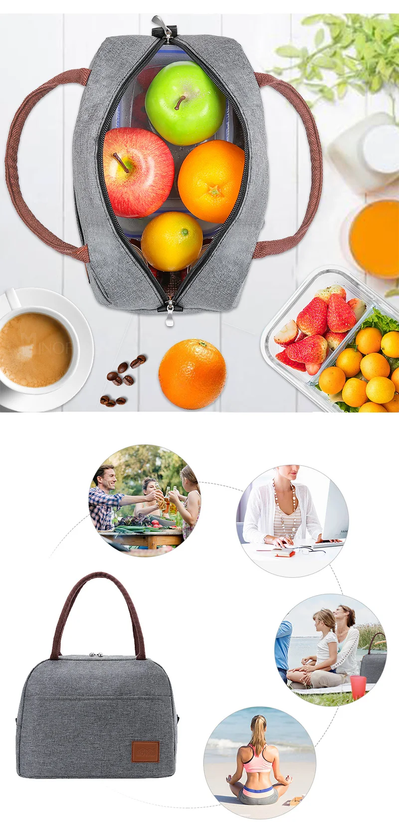 Bolsas p/ almoço