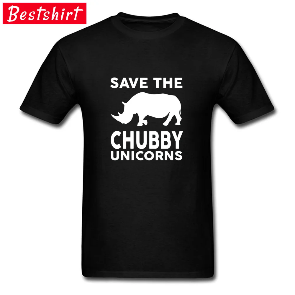 O Neck Save the Chubby Unicorns 612 100% Cotton Youth Top T-shirts Casual Tops Shirt Special Tops & Tees Short Sleeve Save the Chubby Unicorns 612 black