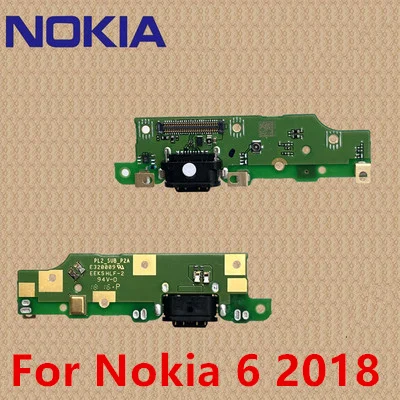 100% оригинал для Nokia X6 черная плата OEM порт зарядки печатной платы USB зарядная док