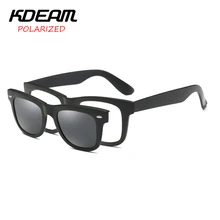 KDEAM Brillen TR90 Rahmen Männer Polarisierte Sport Sonnenbrille Optische gläser Frauen Polaroid HD objektiv lentes de sol 4 farben UV400