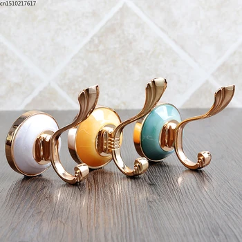 

1PCS European style Towel/cloth/hat hook storage Punch installation Bearing 100kg