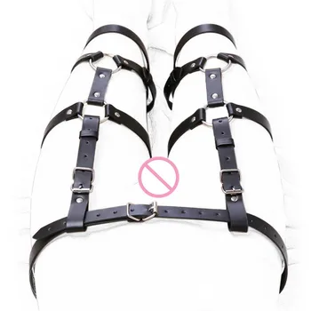 

New Fashion Women Harness Body Belts Sexy Garters Bondage Belt Punk Strap Band From Waist To Leg Adjustable Suspender Straps