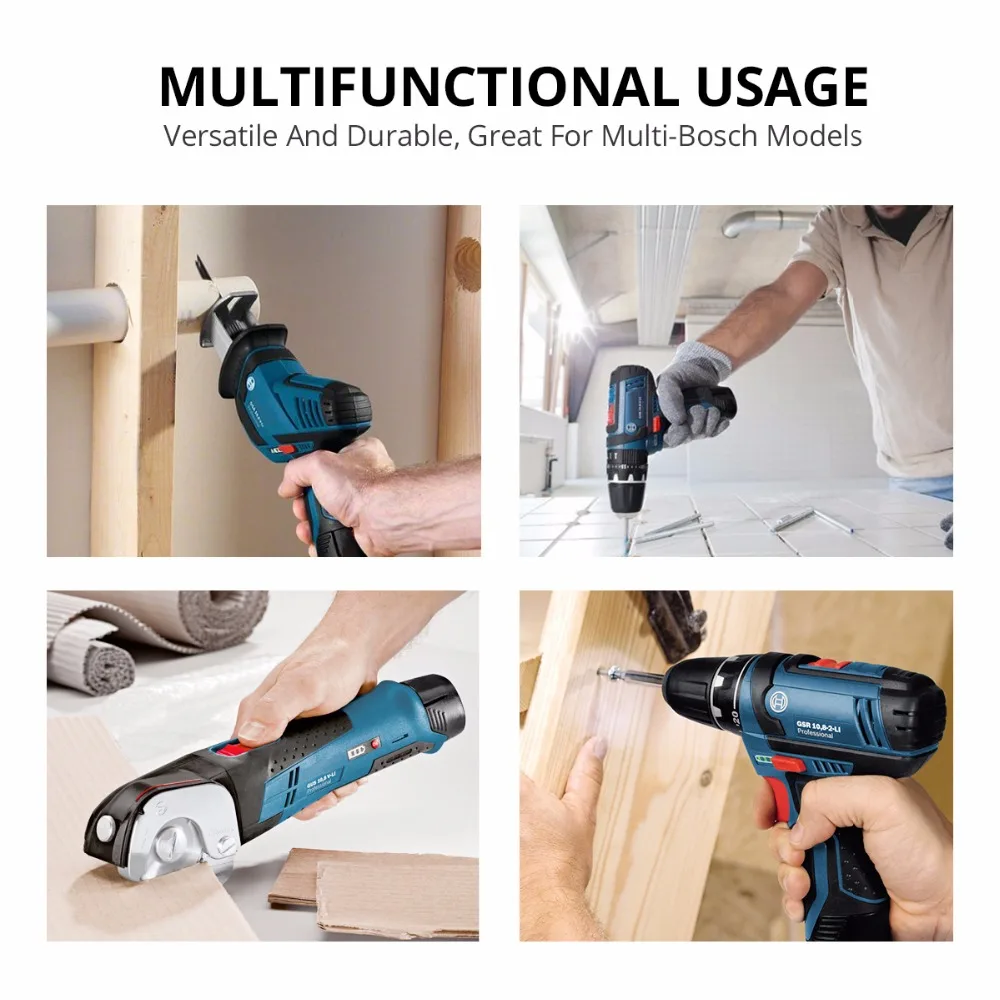 FLOUREON для Bosch 10 8 V 2000mAh аккумуляторная батарея электроинструменты литий ионный