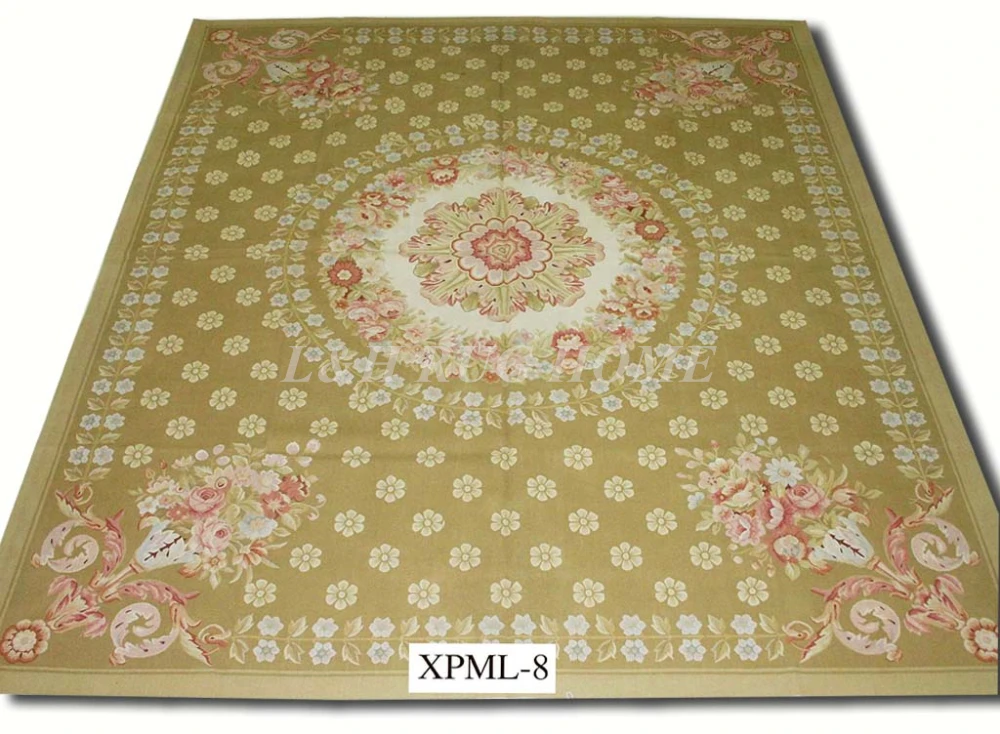 

Free Shipping 4'X6' French Woolen Aubusson rug handmade 100% New Zealand wool rugs and carpets wholesale & Retail rug store