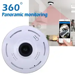 HD 720 P Wifi ip-камера Домашняя безопасность Беспроводная 360 градусов панорамная камера Облачное хранилище ночного видения 1,44 мм линзы